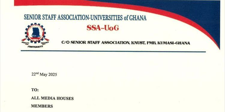 Senior Staff Association Announces Suspension of Strike Action Across Ghanaian Universities